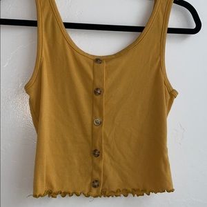Yellow crop top⚡️💛
